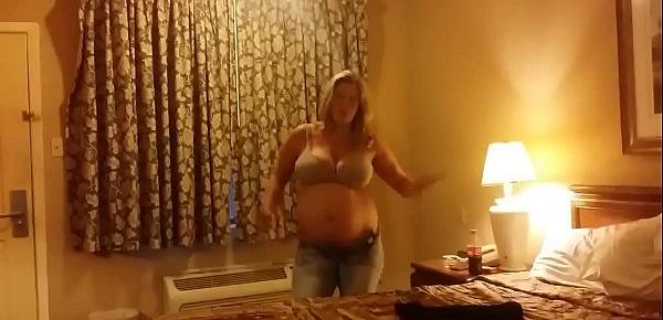  Pregnant babe with huge tits fucked hard - Lady-Cams.com